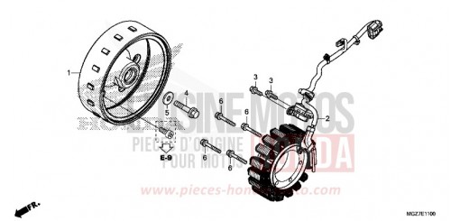 GENERATRICE CB500XAF de 2015
